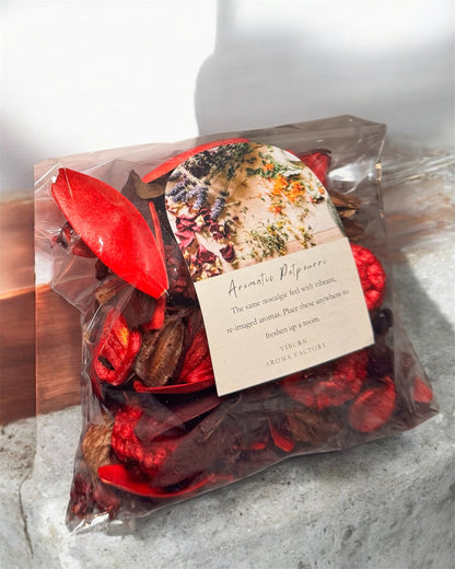 Mini Candle + Potpourri Holiday Gift Set